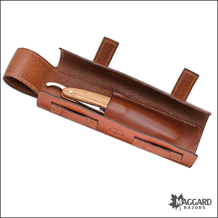 Boker Roll Up Leather Case for Straight Razors