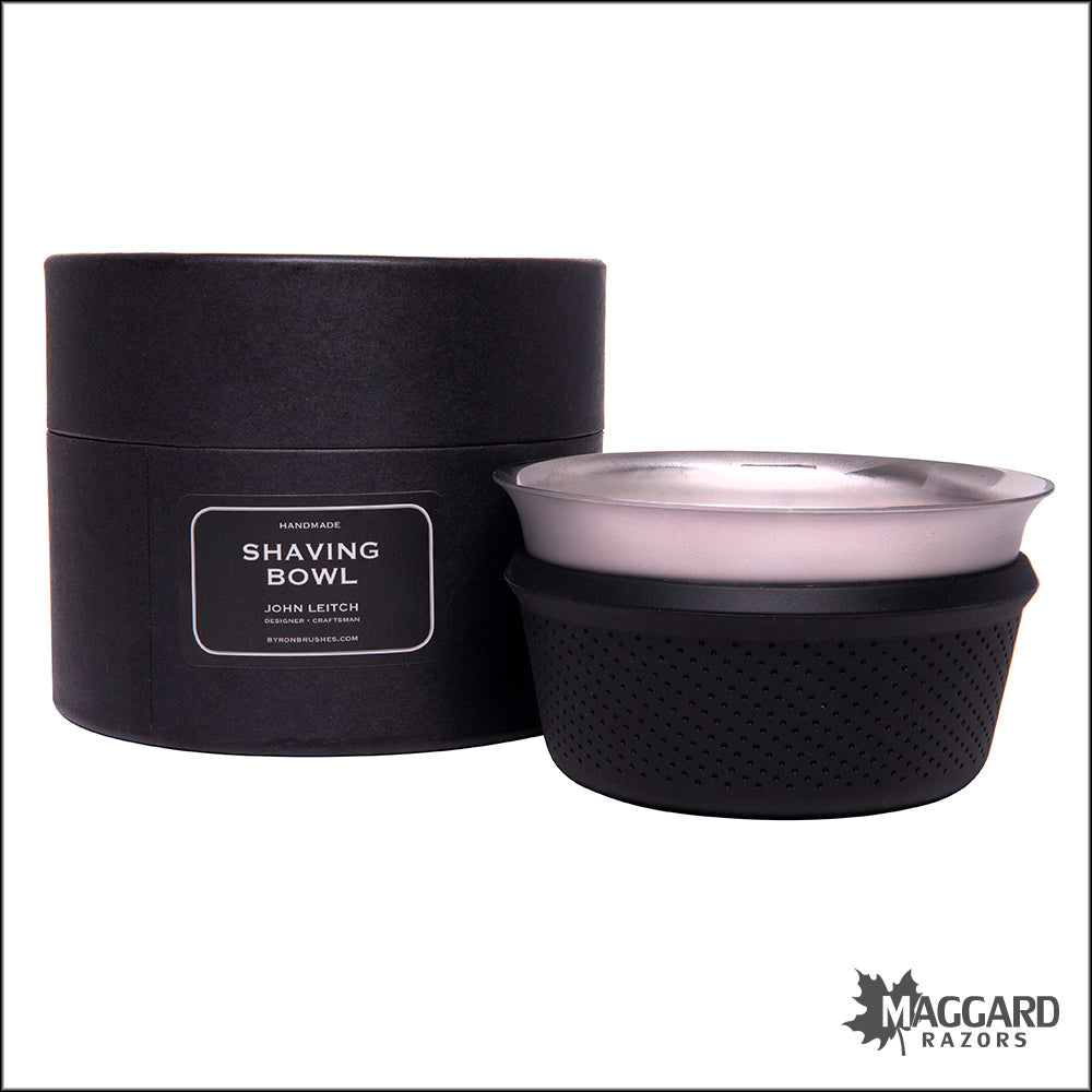 Byron Shaving Company Lather Genie Stainless Steel Lather Bowl