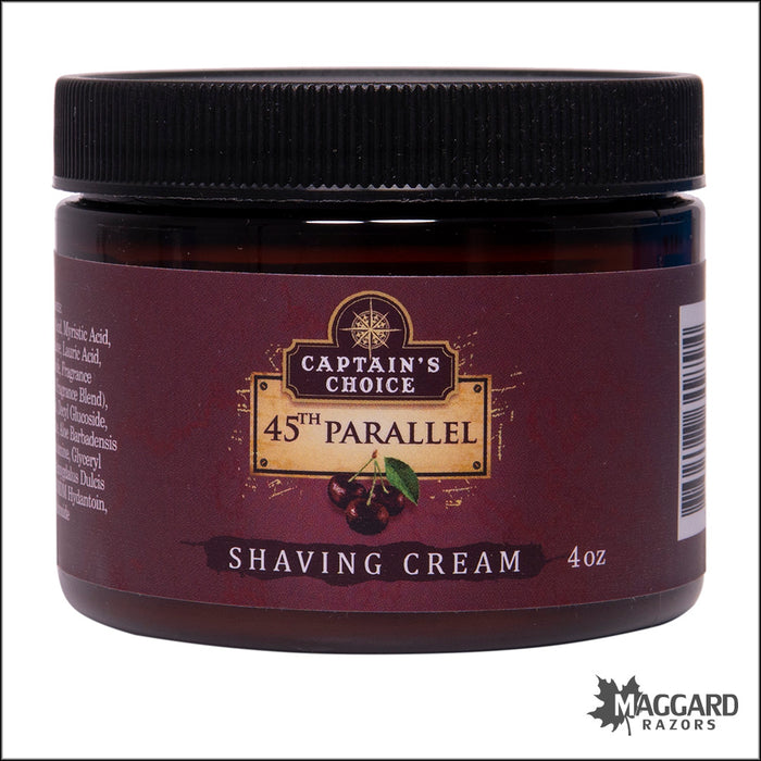 Captain's Choice 45th Parallel Artisan Shaving Cream, 4oz