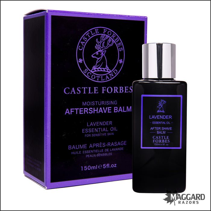 Castle Forbes Lavender Essential Oil Aftershave Balm, 150ml