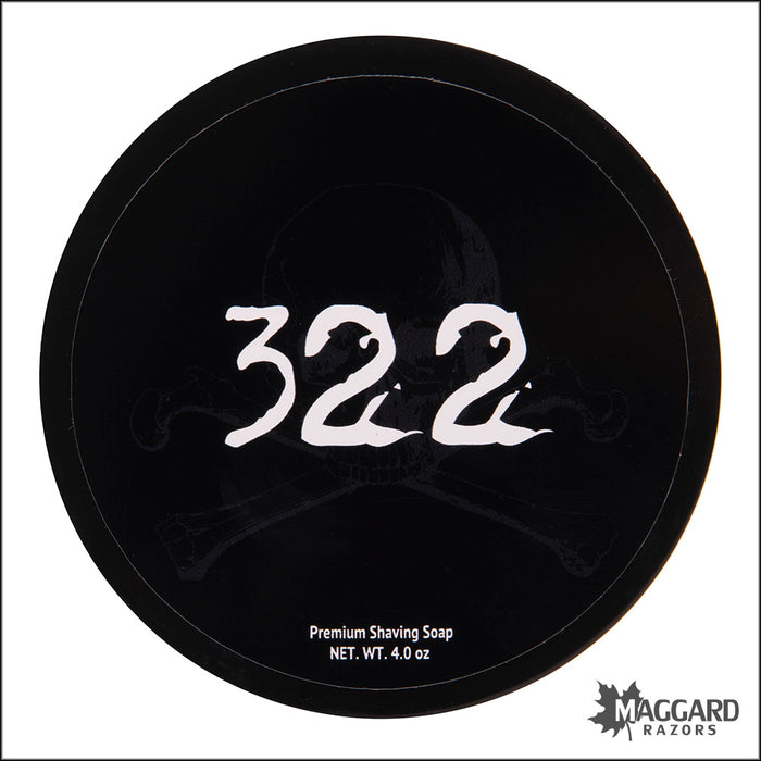 Catie's Bubbles 322 Premium Shaving Soap, 4oz