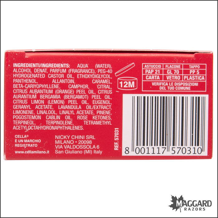 Cella Milano Aftershave Lotion Splash, 100ml