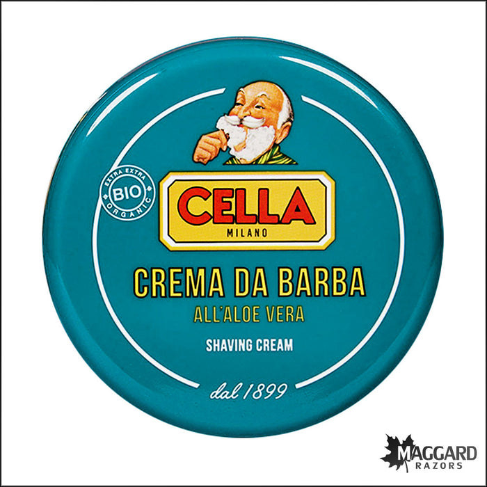 Cella Milano Bio Organic Aloe Vera Shaving Cream, 150ml