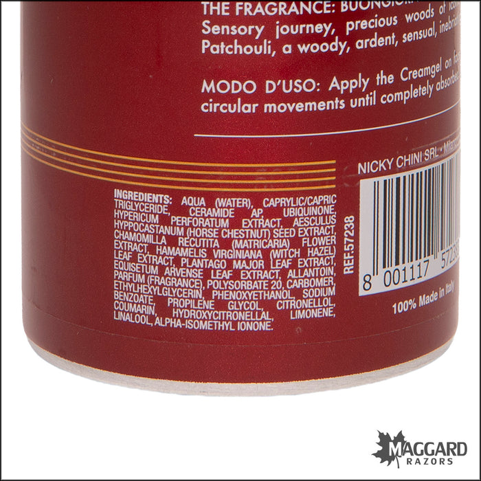 Cella Milano Buongiorno al Sandalo Professionale Creamgel Aftershave, 500ml