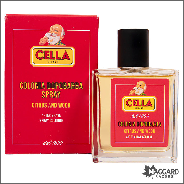 Cella Milano Citrus & Wood Aftershave Spray Cologne, 100ml
