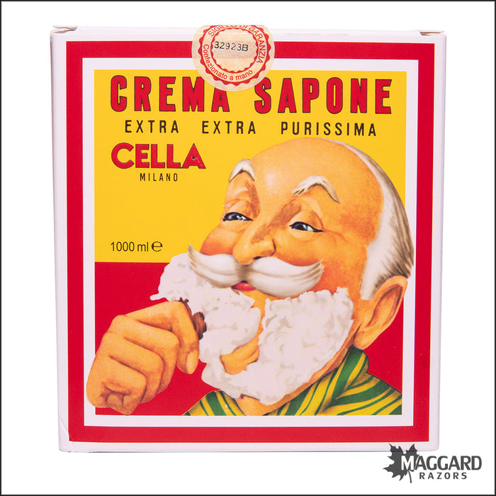 Cella Milano Crema Sapone Shave Soap, 1kg Brick