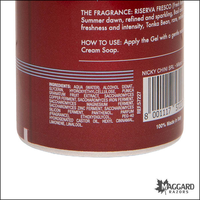 Cella Milano Riserva Fresco Professionale Pre-Shave Gel, 500ml