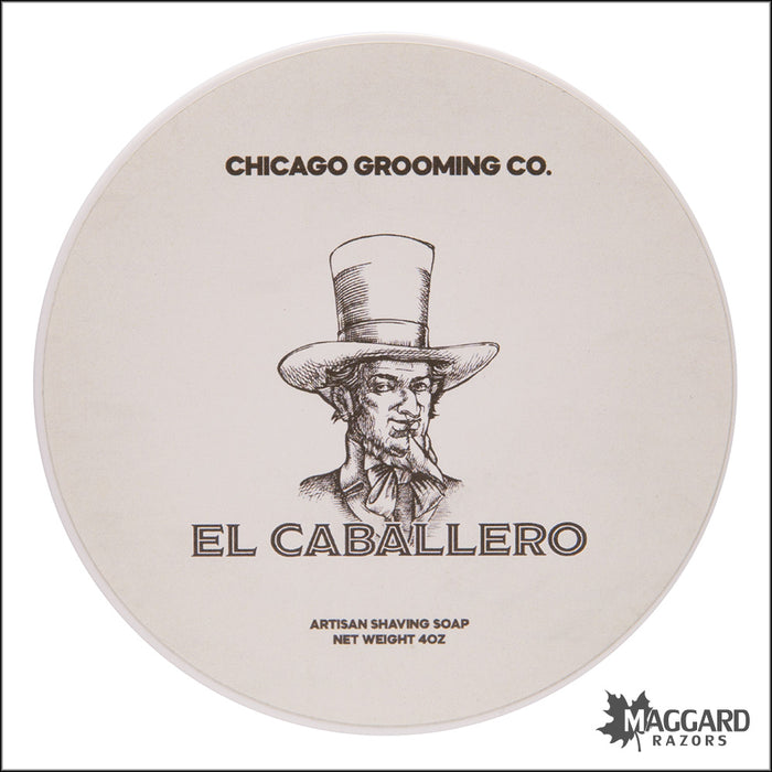 Chicago Grooming Co. El Caballero Artisan Shaving Soap, 4oz