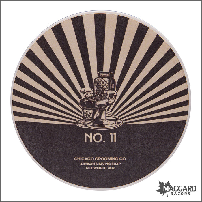Chicago Grooming Co. No. 11 Artisan Shaving Soap, 4oz
