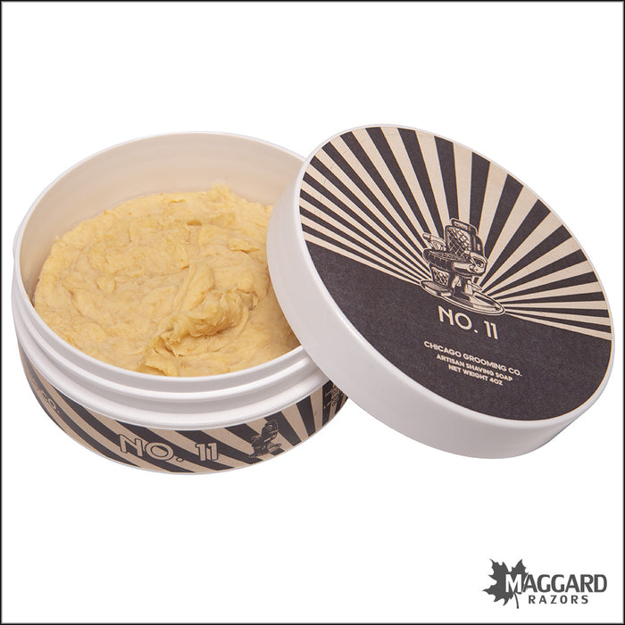 Chicago Grooming Co. No. 11 Artisan Shaving Soap, 4oz