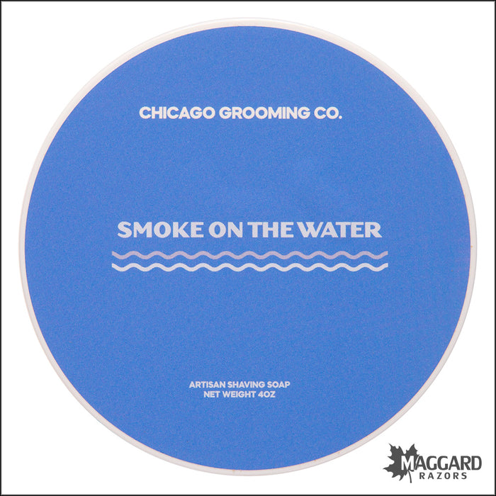 Chicago Grooming Co. Smoke on the Water Artisan Shaving Soap, 4oz
