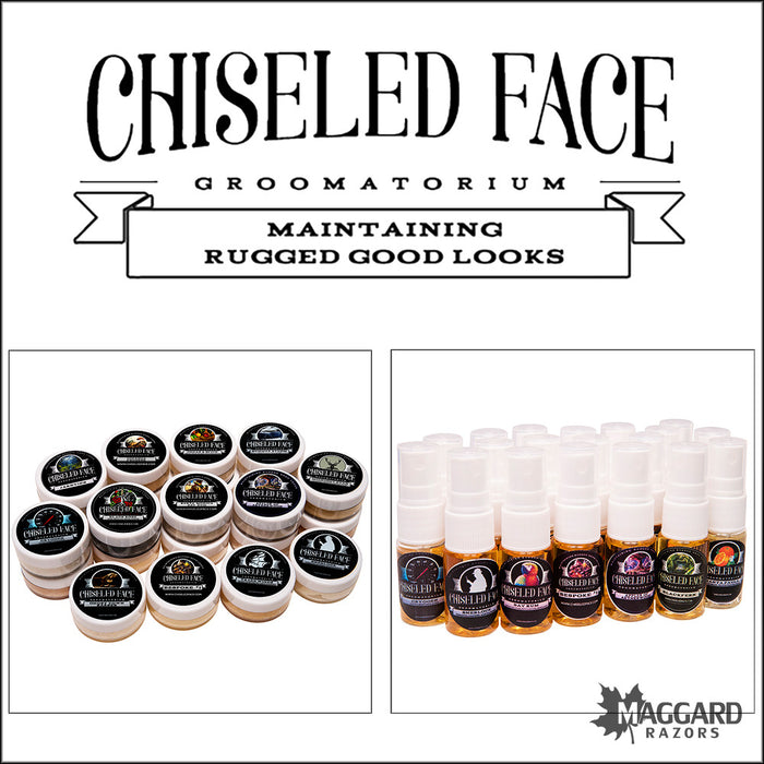 Chiseled Face Artisan Shaving Soap and Aftershave Samples