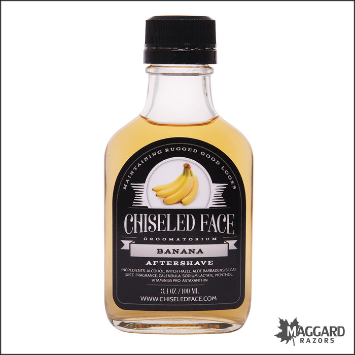 Chiseled Face Banana Artisan Aftershave Splash, 100ml - Limited Edition