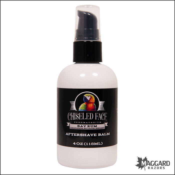 Chiseled Face Bay Rum Artisan Aftershave Balm, 4oz