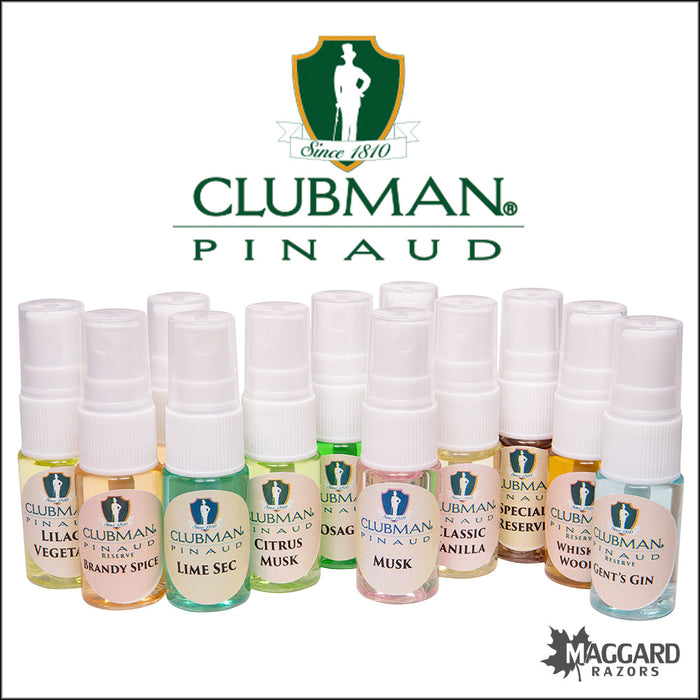 Clubman Pinaud Aftershave Samples (12ml)