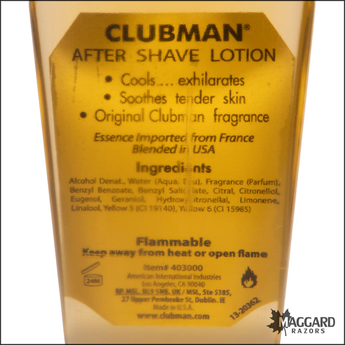 Clubman Pinaud Aftershave Lotion, 6oz