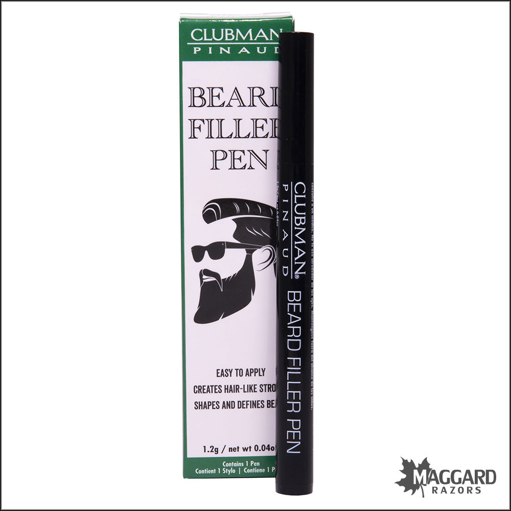 Clubman Pinaud Beard Filler Pen 1.2g - Black — Maggard Razors