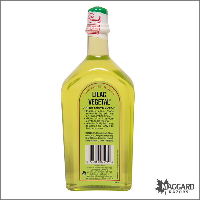 Clubman Pinaud Lilac Vegetal Aftershave Lotion, 12oz