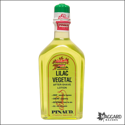 Clubman Pinaud Lilac Vegetal Aftershave Lotion, 6oz — Maggard Razors