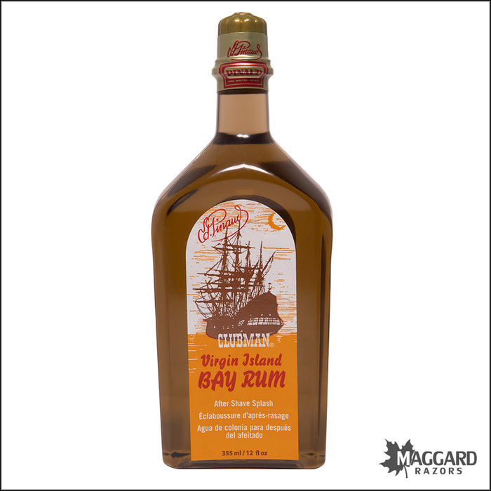 Clubman Pinaud Virgin Island Bay Rum Aftershave Cologne, 12oz