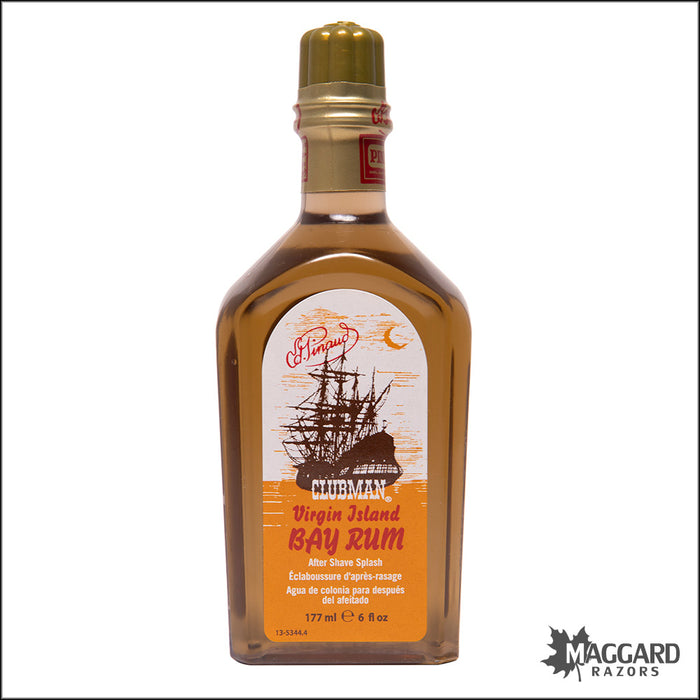 Clubman Pinaud Virgin Island Bay Rum Aftershave Cologne, 6oz