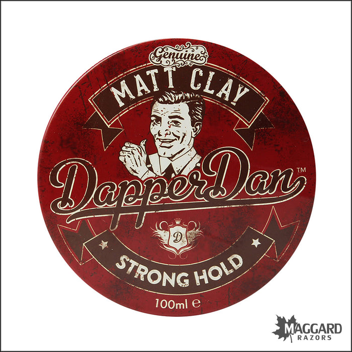 Dapper Dan Matt Clay Hair Pomade Strong Hold, 100ml