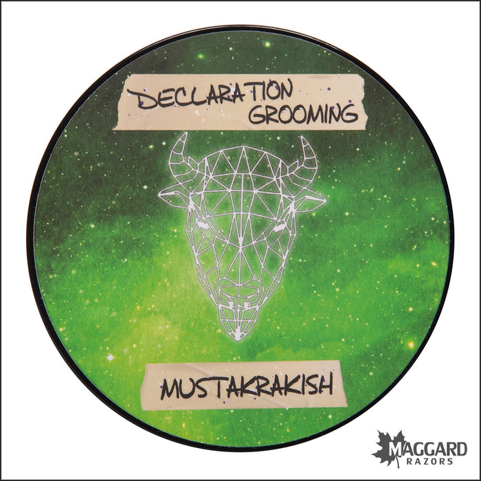 Declaration Grooming Mustakrakish Artisan Shaving Soap, 4oz - Milksteak Base