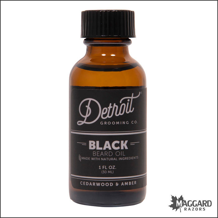 Detroit Grooming Co. Black Grooming and Beard Oil, 1oz