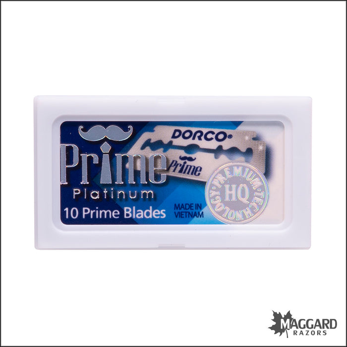 Dorco Prime Platinum Double Edge Blades, 10 Blades