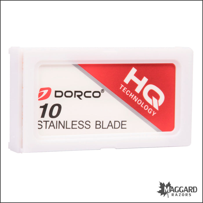 Dorco ST301 Stainless Steel Double Edge Blades, 10 blades