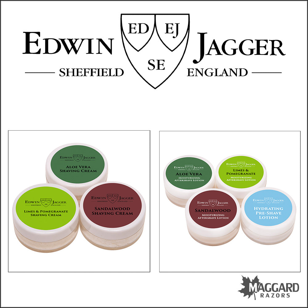 Edwin Jagger Shaving Cream and Aftershave Samples — Maggard Razors