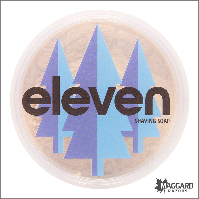 Eleven Shaving Blue Spruce Artisan Shaving Soap with Tallow, 4oz - Julien Base