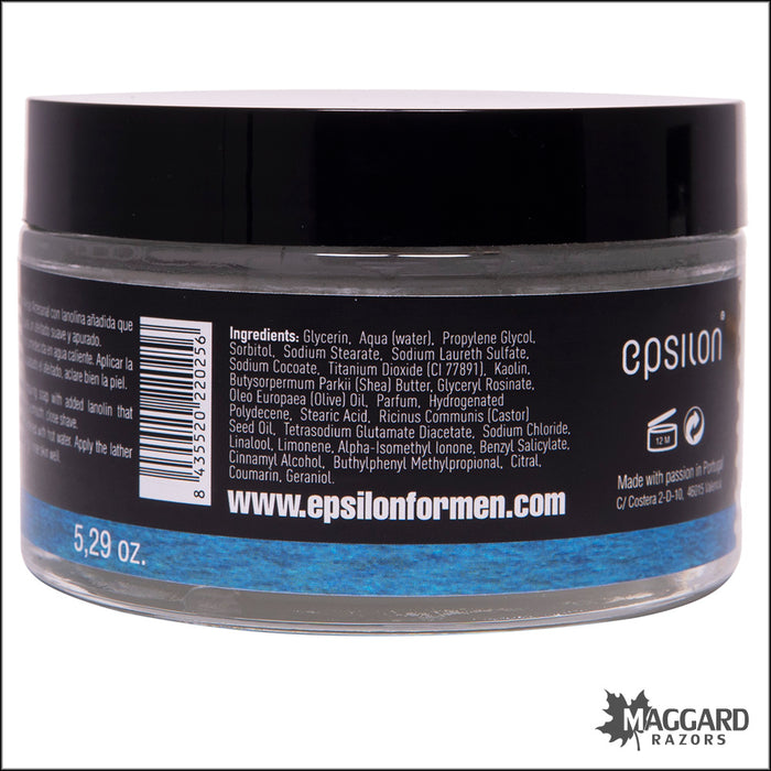 Epsilon 01 Blue Mediterranean Traditional Shaving Soap, 150g