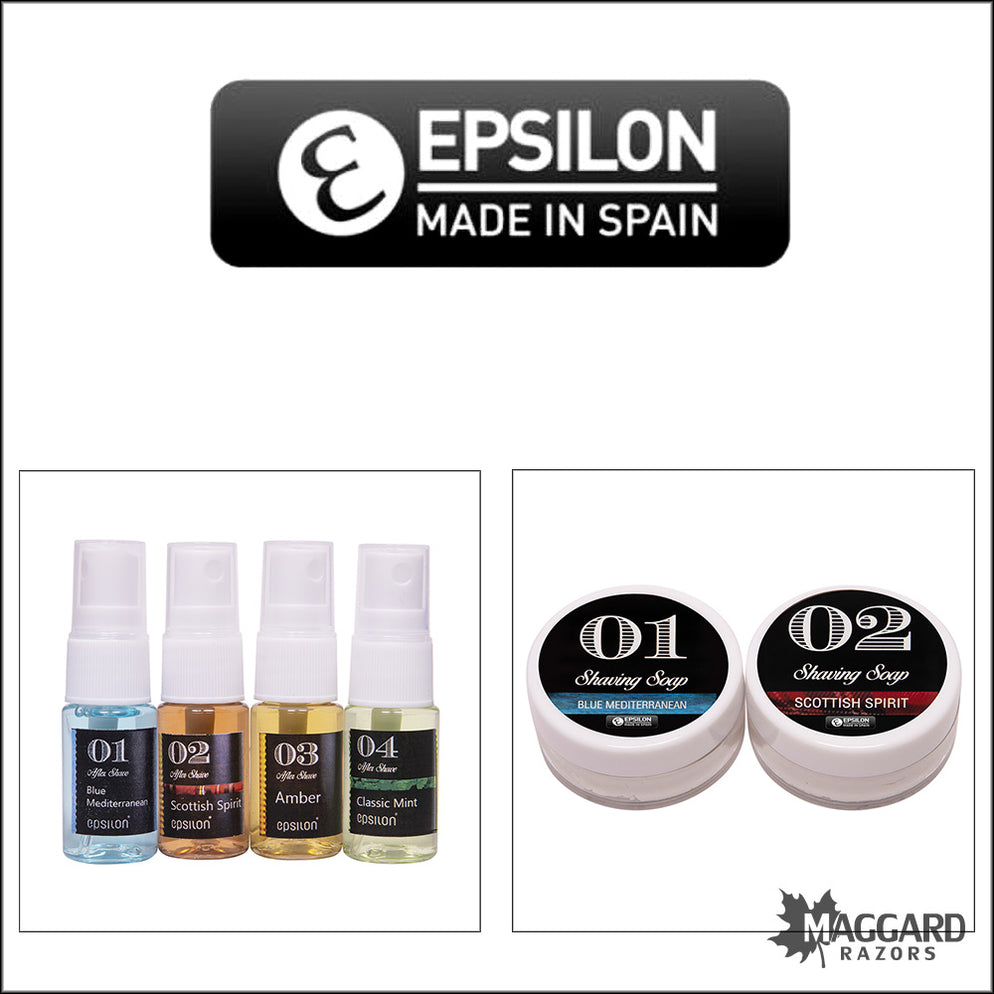 Epsilon Shaving Soap and Aftershave Samples — Maggard Razors