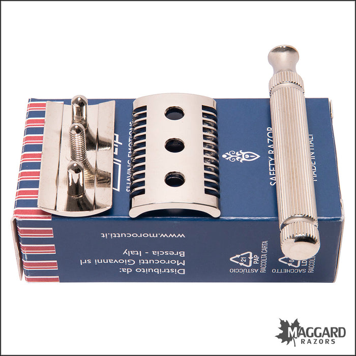 Fatip il Piccolo Nickel Open Comb DE Safety Razor, #42100