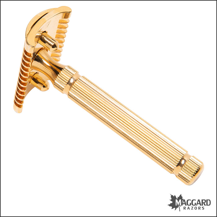 Fatip il Piccolo Originale Gold, Open Comb DE Safety Razor, #42110