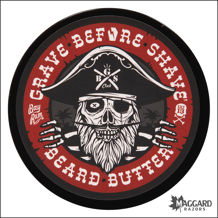 Grave Before Shave Bay Rum Beard Butter, 4oz