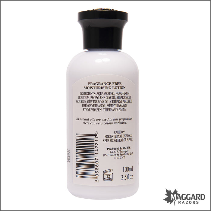 Geo F. Trumper Fragrance Free Moisturizing Lotion, 100ml