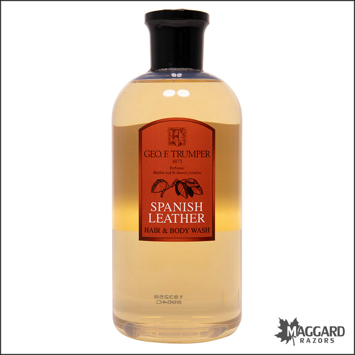 Geo F. Trumper Spanish Leather Hair and Body Wash, 500ml