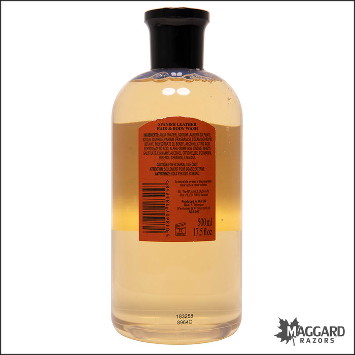 Geo F. Trumper Spanish Leather Hair and Body Wash, 500ml