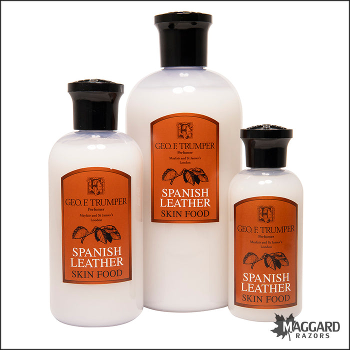 Geo F. Trumper Spanish Leather Skin Food 100, 200, or 500ml
