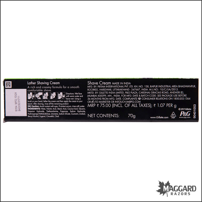 [BLACK FRIDAY] Gillette Lime Shaving Cream Tube, 93g