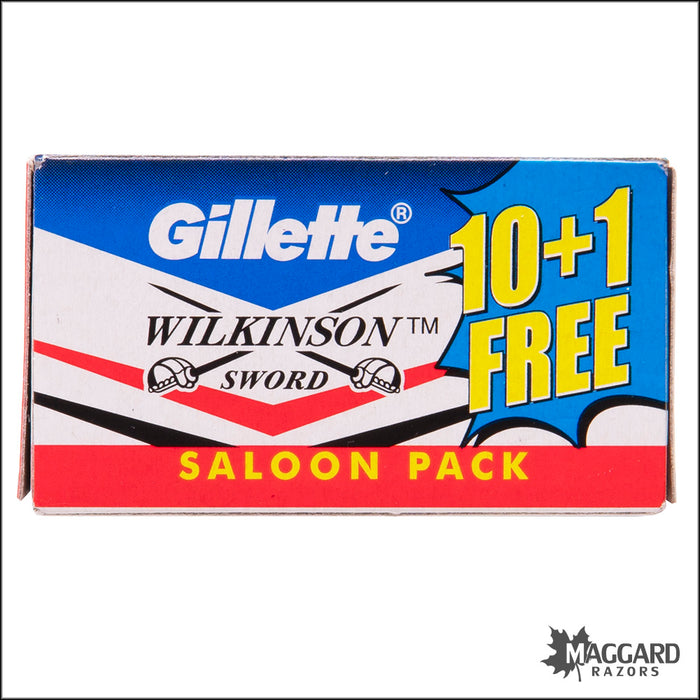 Gillette Wilkinson Sword Double Edge Razor Blades, 10 Blades