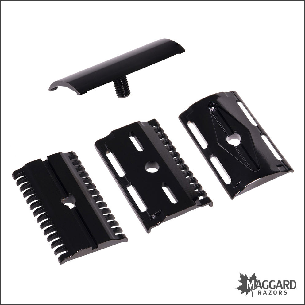 Razor Kin Neelehead iKon 4-piece Stainless Steel Head Kit — Maggard Razors