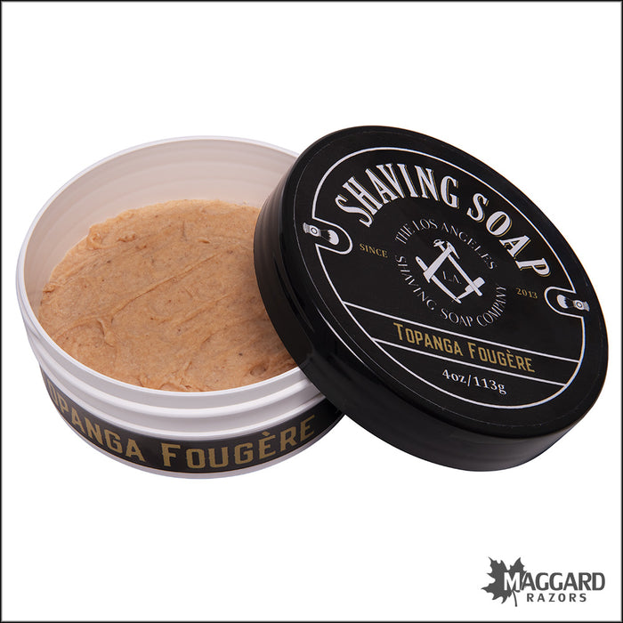 LA Shaving Co Topanga Fougère Shaving Soap, 4oz