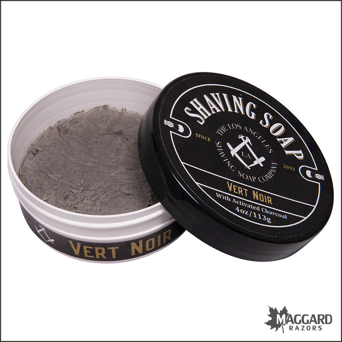 LA Shaving Co Vert Noir Shaving Soap, 4oz