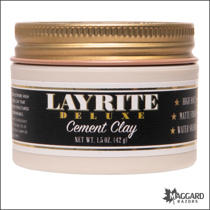 Layrite Cement Hair Clay, 1.5oz - Travel Size