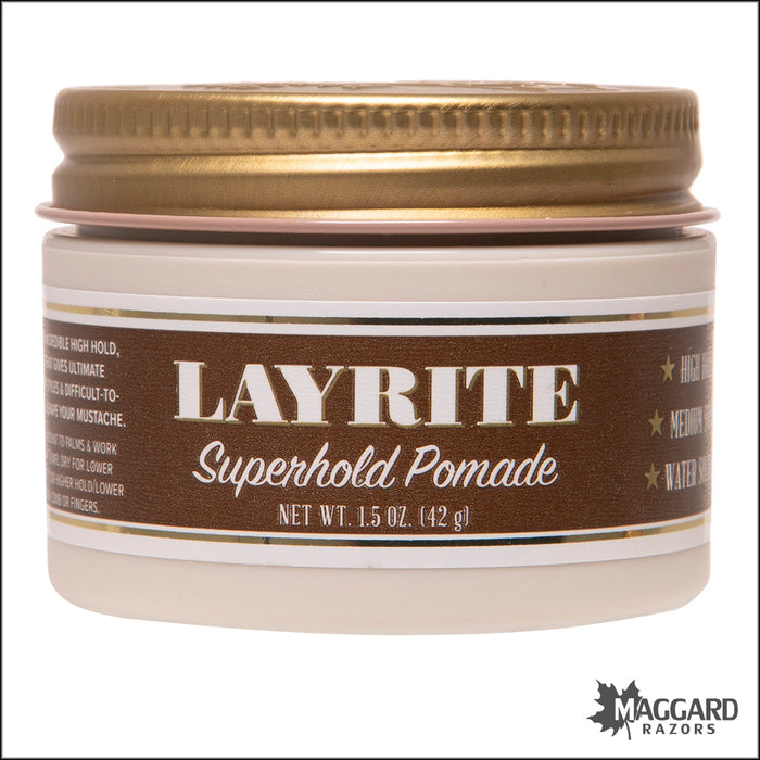 Layrite Super Hold Hair Pomade, 1.5oz - Travel Size
