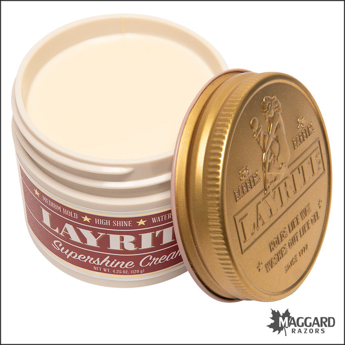 Layrite Supershine Cream Pomade, 4.25oz