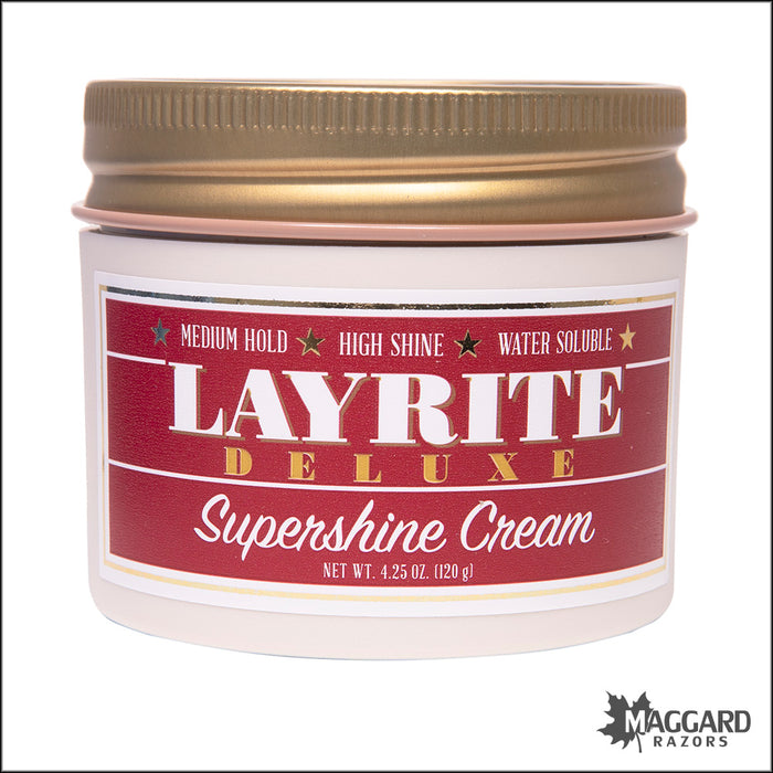 Layrite Supershine Cream Pomade, 4.25oz